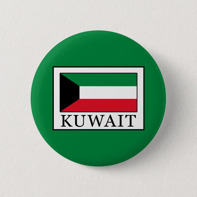 Kuwait 6 Cm Round Badge (Front)