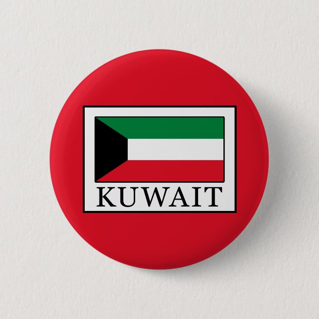 Kuwait 6 Cm Round Badge (Front)