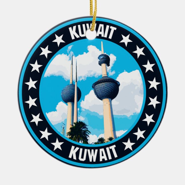 Kuwait                                             ceramic ornament (Front)