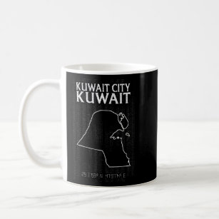 Kuwait City Kuwait Country Capital City Flag Patri Coffee Mug
