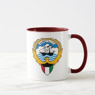 kuwait emblem mug