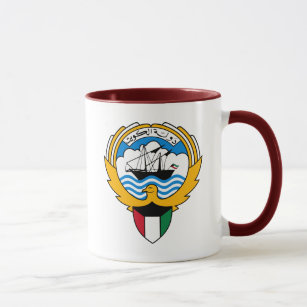 kuwait emblem mug