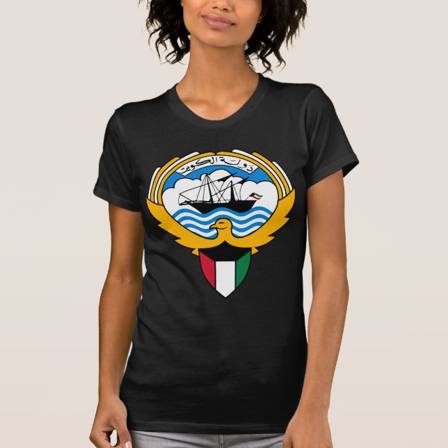 kuwait emblem T-Shirt (Front)
