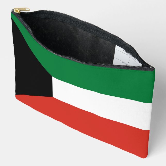 Kuwait flag accessory pouch (Open)