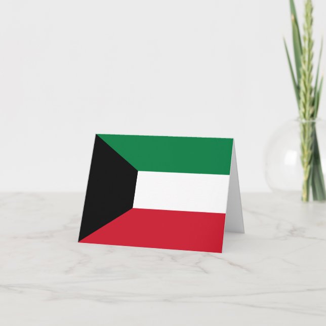 Kuwait Flag Card (Front)