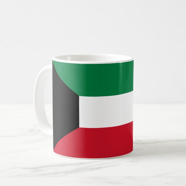 Kuwait Flag Coffee Mug (Front Left)