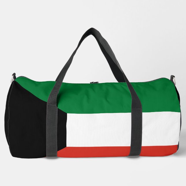 Kuwait flag duffle bag (Front)