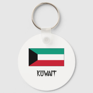Kuwait Flag Key Ring