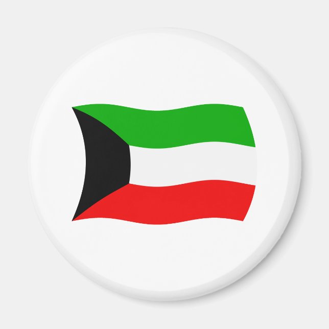 Kuwait Flag Magnet (Front)
