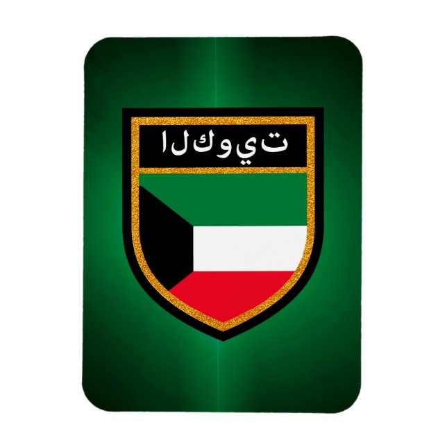Kuwait Flag Magnet (Vertical)