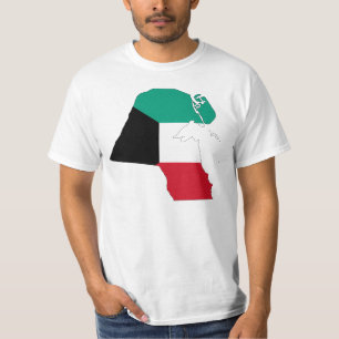 Kuwait Flag Map T-Shirt