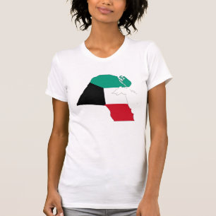 Kuwait Flag Map T-Shirt