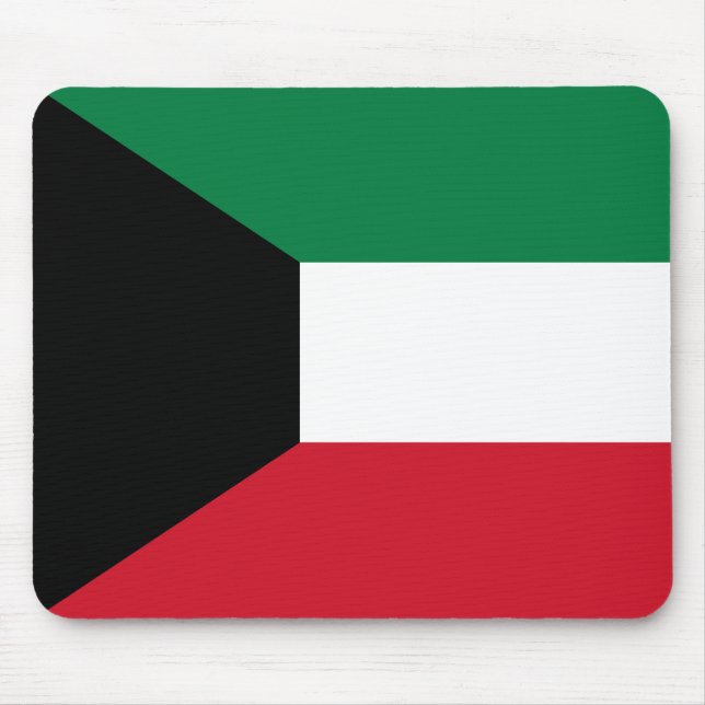 Kuwait Flag Mouse Pad (Front)