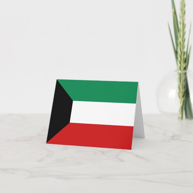 Kuwait Flag Notecard (Front)