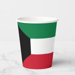 Kuwait Flag Paper Cups