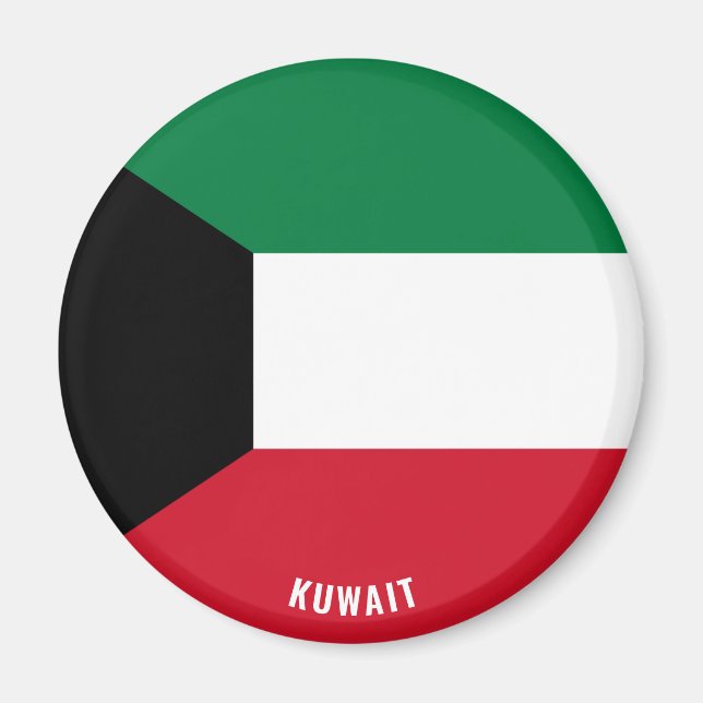 Kuwait Flag Patriotic Magnet (Front)