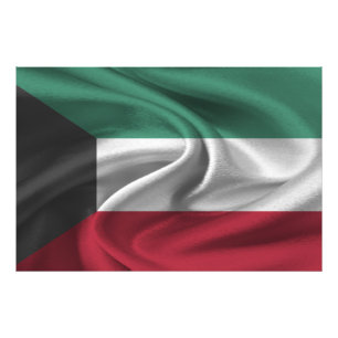 Kuwait Flag Photo Print