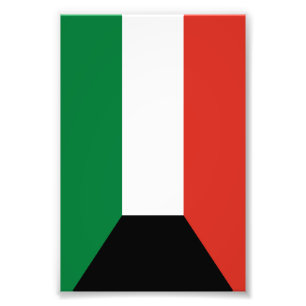 Kuwait flag photo print