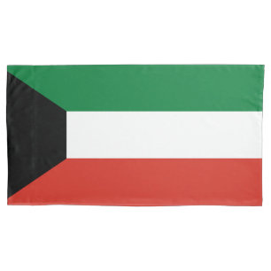 Kuwait flag pillowcase