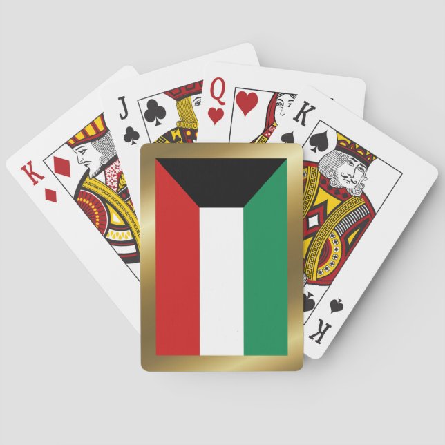 Kuwait Flag Playing Cards (Back)