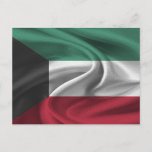 Kuwait Flag Postcard