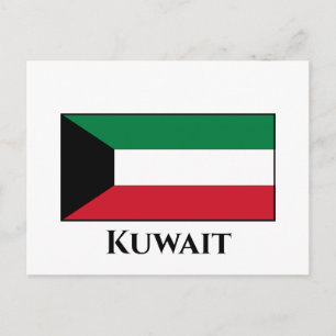 Kuwait Flag Postcard