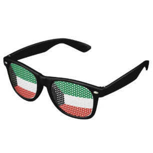 Kuwait flag retro sunglasses