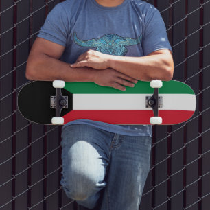 Kuwait Flag Skateboard