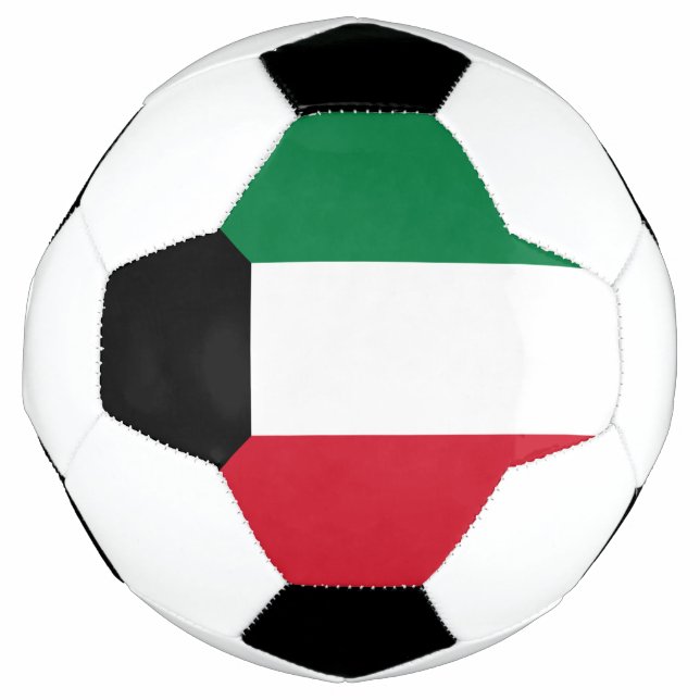 Kuwait Flag Soccer Ball (Front)