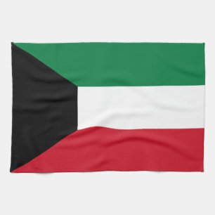 Kuwait Flag Tea Towel