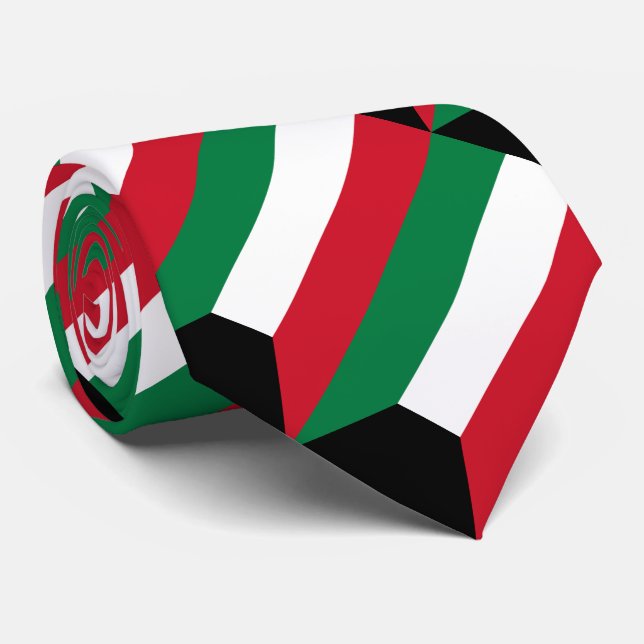 Kuwait Flag Tie (Rolled)