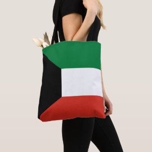 Kuwait flag tote bag