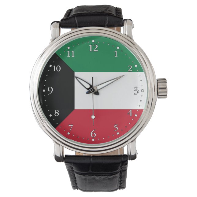 Kuwait Flag Watch (Front)