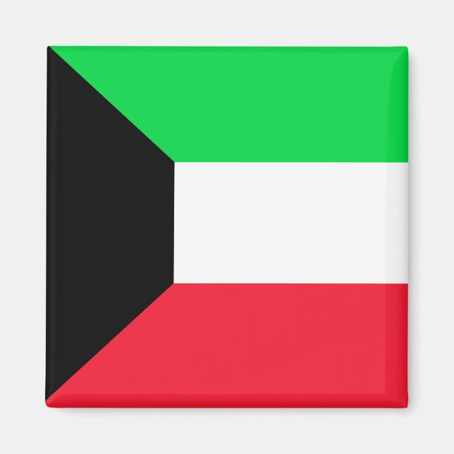 Kuwait High quality Flag Magnet (Front)