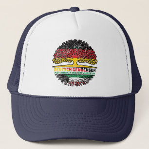 Kuwait Kuwaitisch Deutsch Deutschland Baum Wurzel Trucker Hat