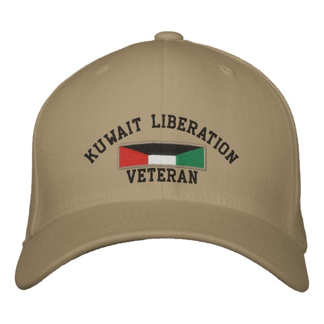Kuwait Liberation Embroidered Hat (Front)