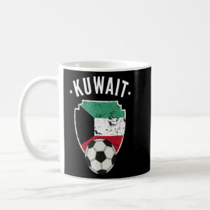 Kuwait Soccer Kuwait Flag Football Kuwaiti Pride R Coffee Mug