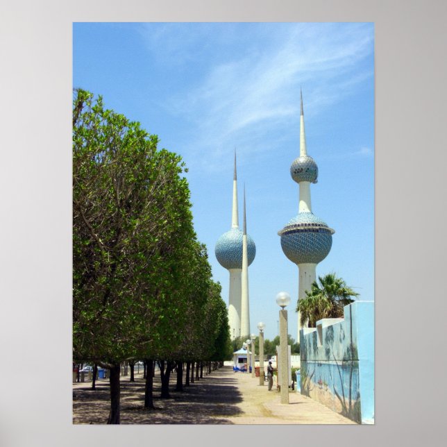 Kuwait Towers Poster (Front)
