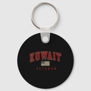 Kuwait War Veteran Shirt Military Service  Key Ring