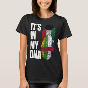 Kuwaiti And Central African Mix DNA Heritage Flag T-Shirt