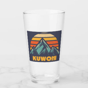 Kuwohi North Carolina Tennessee Retro Turquoise Glass