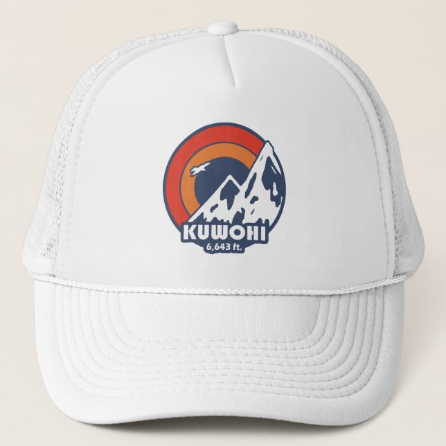 Kuwohi North Carolina Tennessee Sun Eagle Trucker Hat (Front)