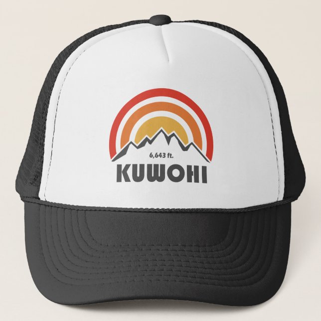 Kuwohi North Carolina Tennessee Trucker Hat (Front)
