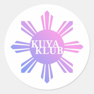 Kuya Klub Classic Round Sticker