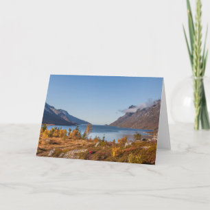 Kvaloya Island Norway Card