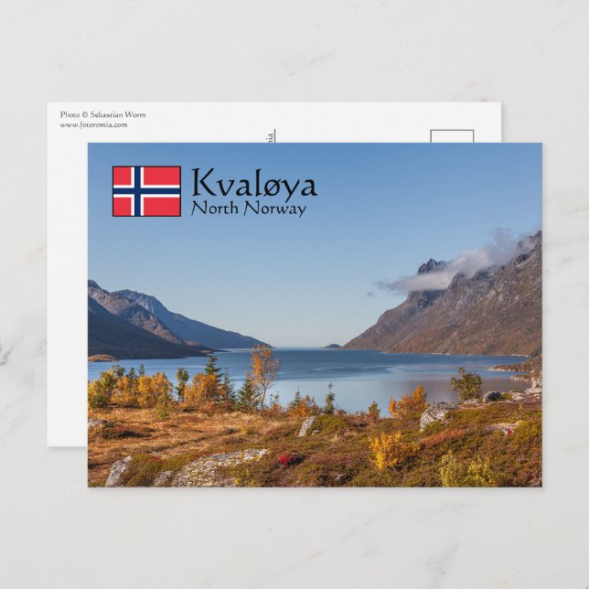 Kvaloya Island Norway Postcard (Front/Back)