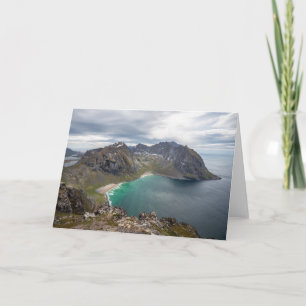 Kvalvika Lofoten Norway Card