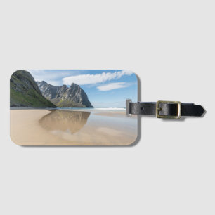 Kvalvika Lofoten Norway Luggage Tag