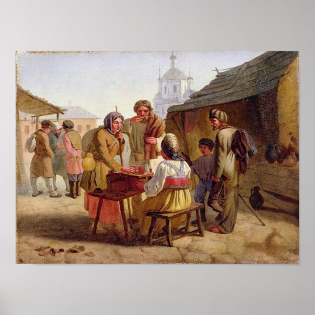 Kvas Seller, 1862 Poster (Front)