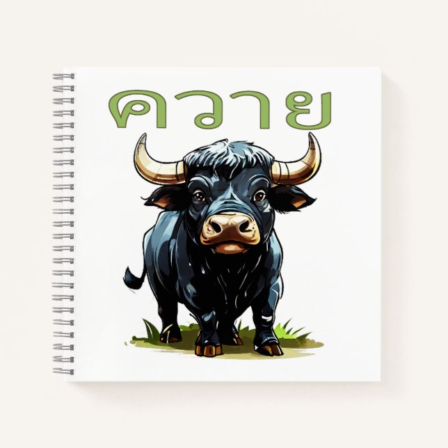 Kwai - Water Buffalo Notebook (Front)